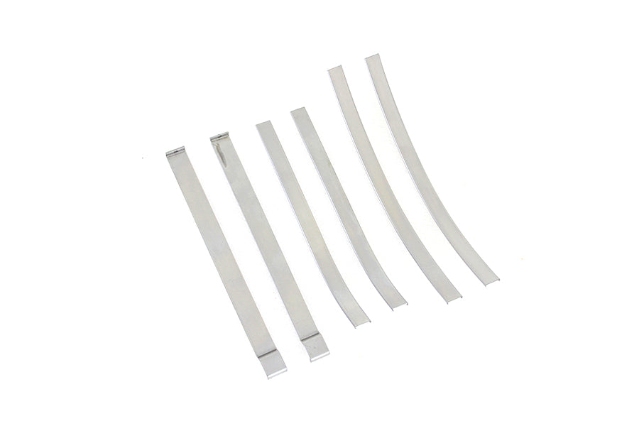 38-0508 - Emblem/Trim Mount Strip Set Raw Steel by Wyatt Gatling