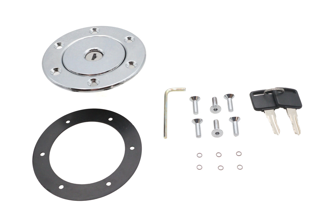 38-0527 - Aircraft Style Gas Cap Vented by V-Twin