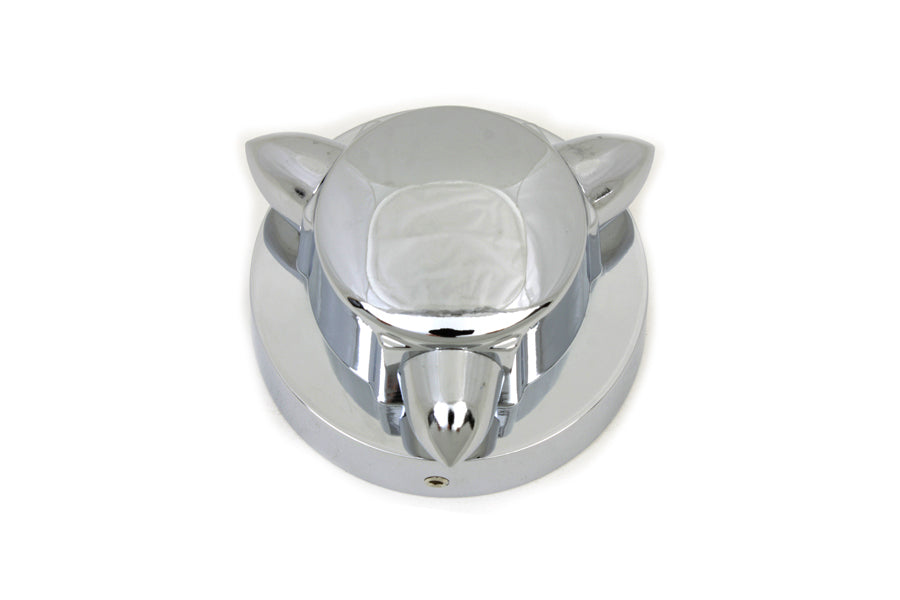 38-0551 - Chrome Krommet Style Gas Cap Cover by Wyatt Gatling
