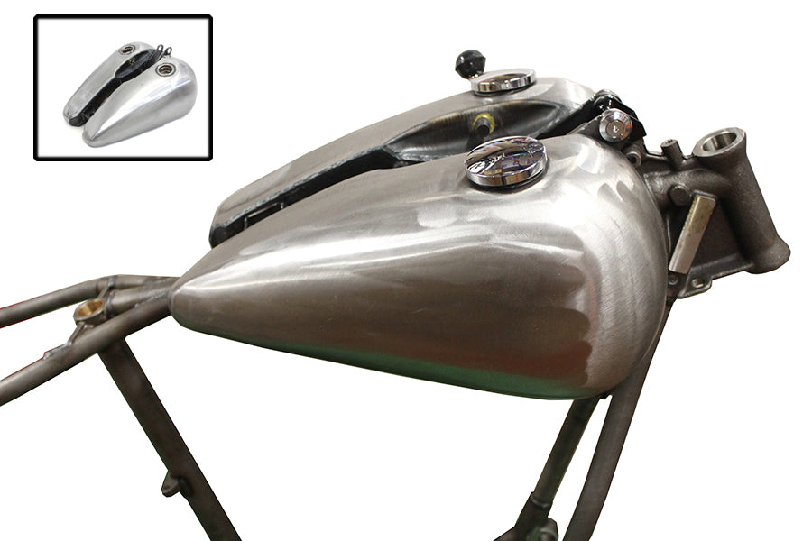 38-0566 - Bobbed 3.5 Gallon Gas Tank Set by Wyatt Gatling