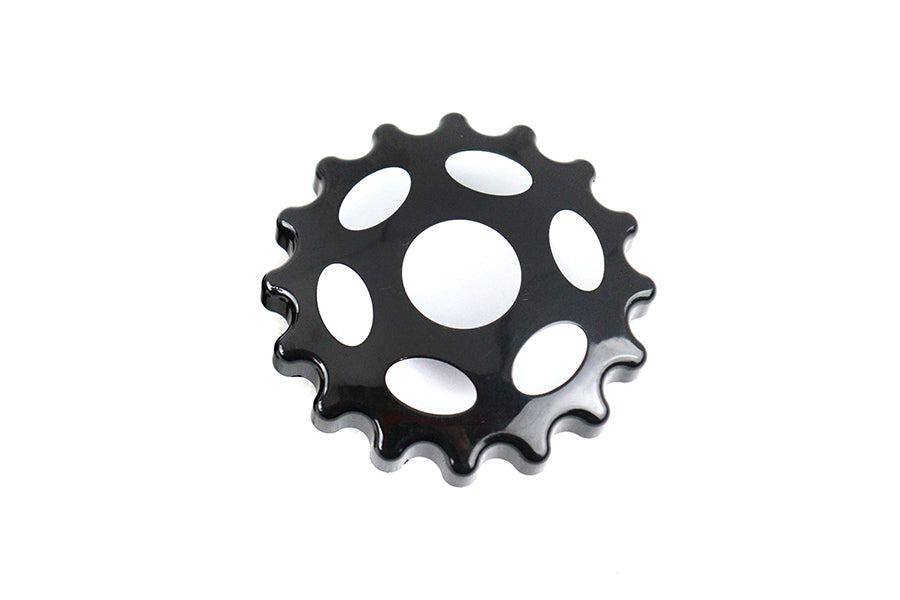38-0610 - Sprocket Gas Cap Vented Black by Wyatt Gatling