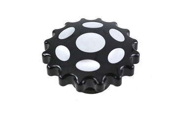 Sprocket Gas Cap Vented Black