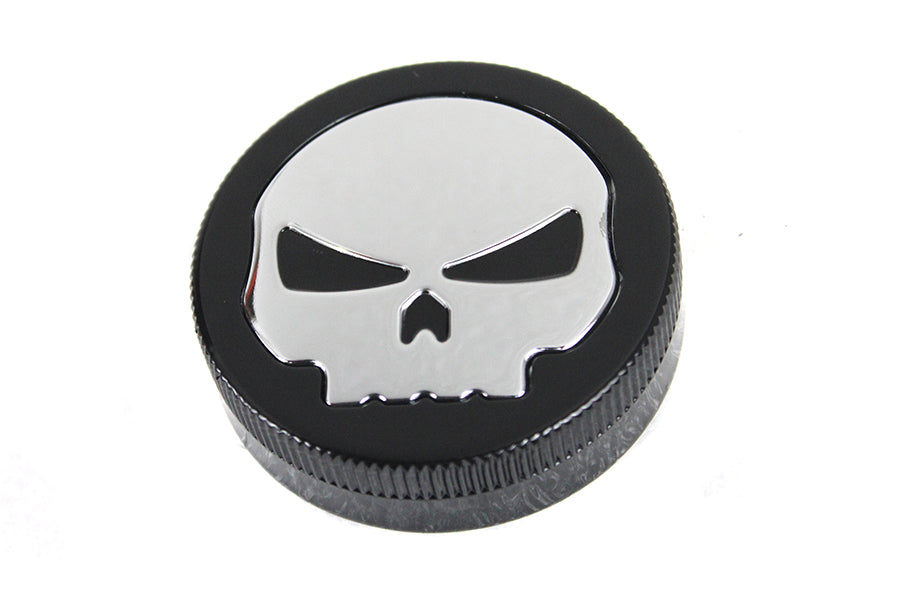 38-0618 - Black Skull Style Vented Gas Cap by Wyatt Gatling