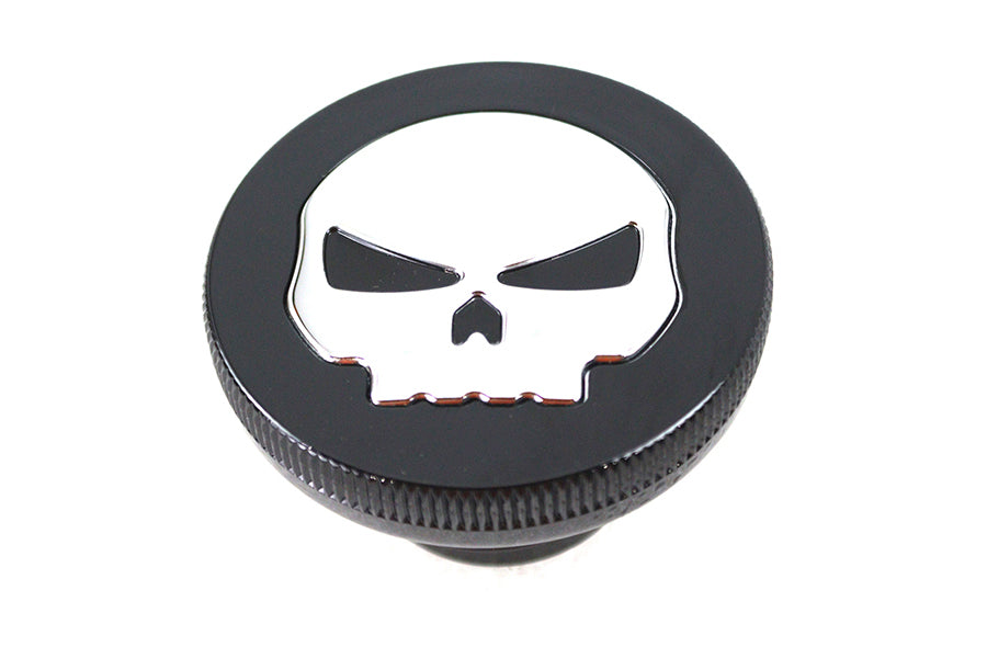 38-0623 - Black Skull Gas Cap by Wyatt Gatling