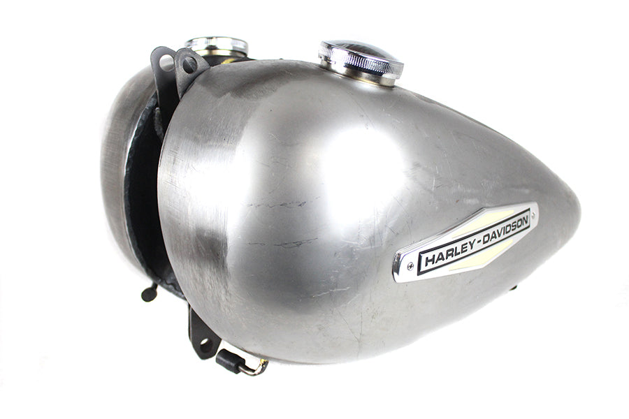 38-0627 - 3.5 Gallon Fat Bob Gas Tank Set with Emblem by V-Twin