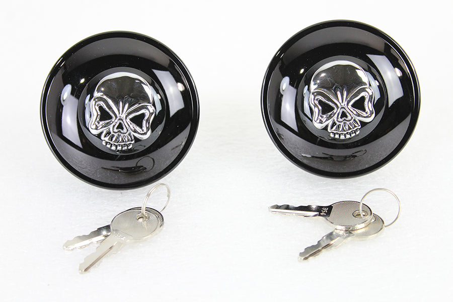 38-0652 - Keyed Gas Cap Set Vented and Non-Vented Black by Wyatt Gatling