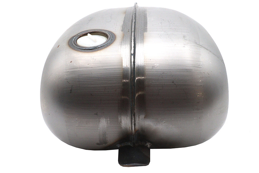 38-0683 - Laredo 3.1 Gallon Ribbed Dished Gas Tank Raw by V-Twin