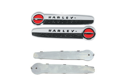 38-0805 - Gas Tank Emblem Set with Black Lettering by Wyatt Gatling