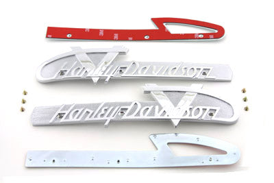 38-0806 - Gas Tank Emblems with Chrome Lettering by Wyatt Gatling