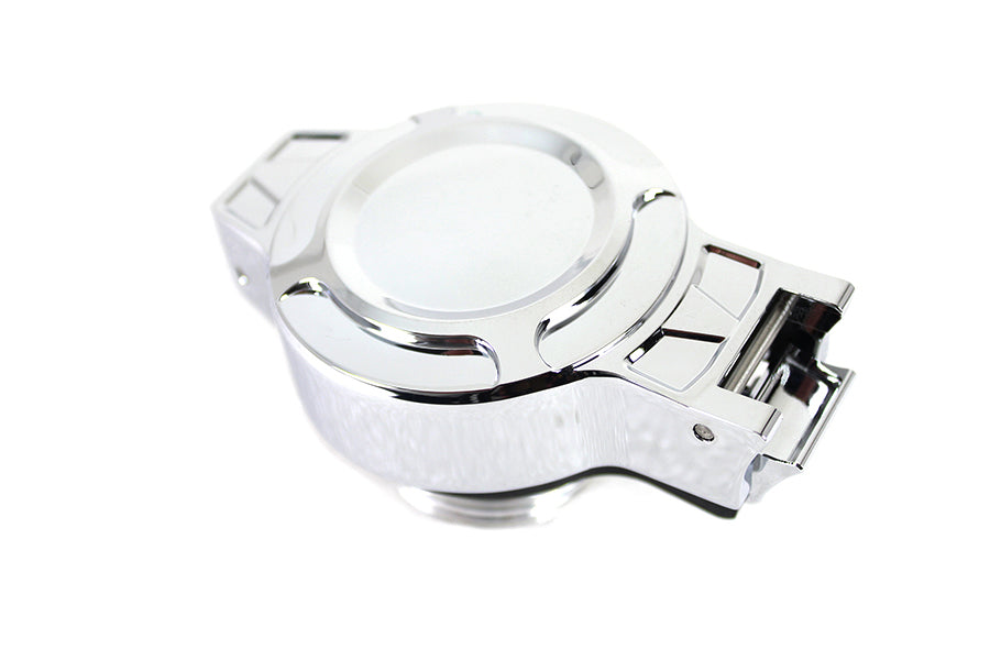 38-0883 - Flip Up Gas Cap Non-Vented Chrome by Wyatt Gatling