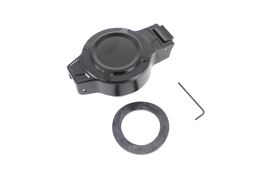 38-0884 - Flip Up Gas Cap Non-Vented Black by Wyatt Gatling