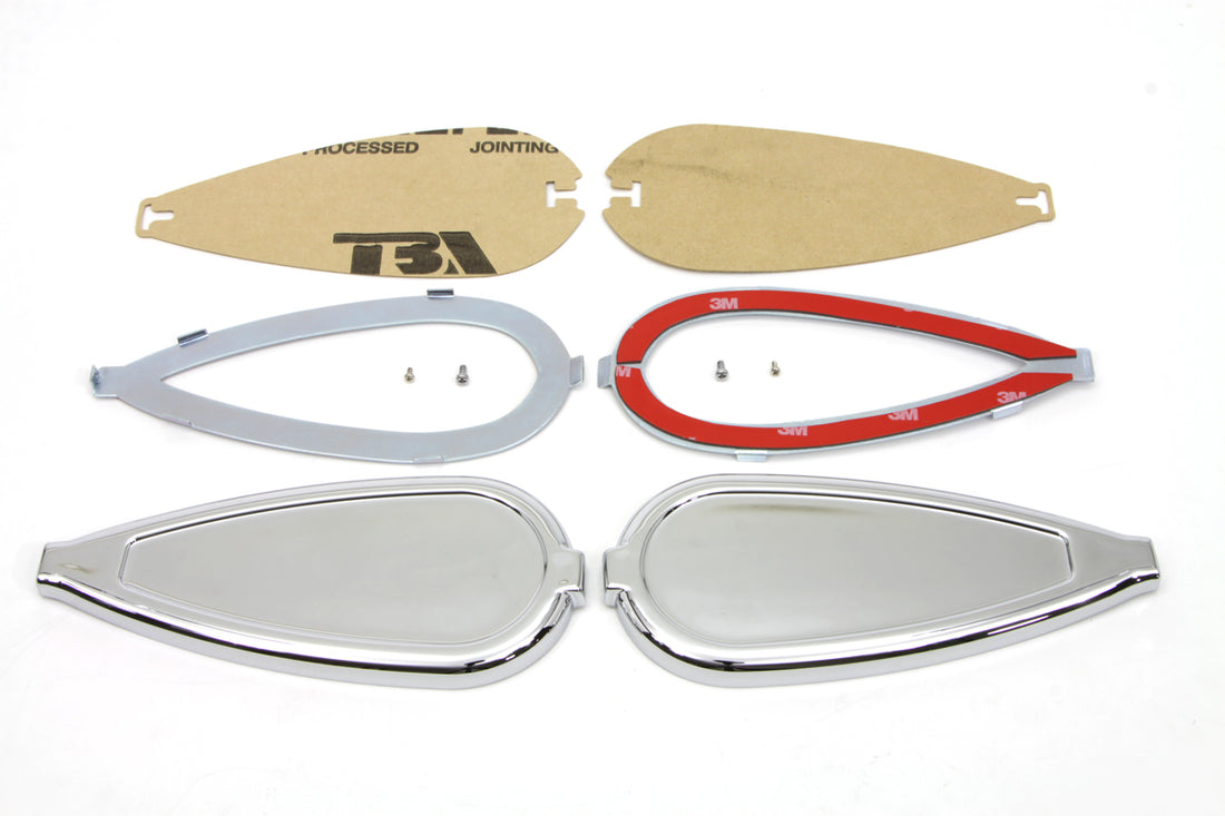 38-0946 - Tear Drop Gas Tank Emblem Kit by Wyatt Gatling