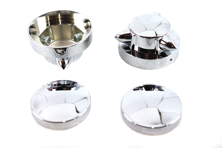 38-1282 - Krommet Gas Cap Set by V-Twin