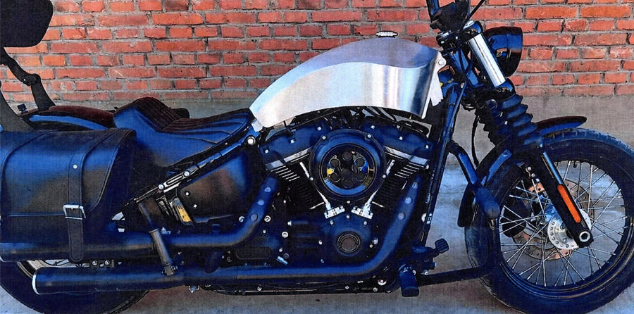 38-1328 - M8 Pirate 5.00 Gallon Gas Tank Raw by V-Twin