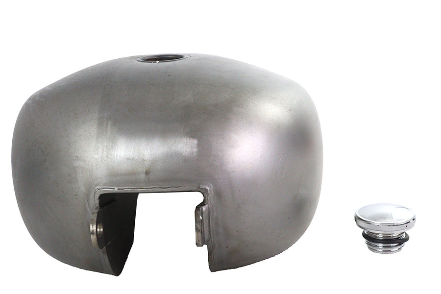 38-1349 - M8 Bobbed Gas Tank Raw by V-Twin