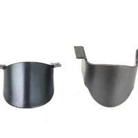 38-1647 - Chopper Peanut Gas Tank Mount Tab Set Raw by V-Twin