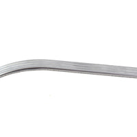 Small Ribbed Emblem Trim Stainless Steel