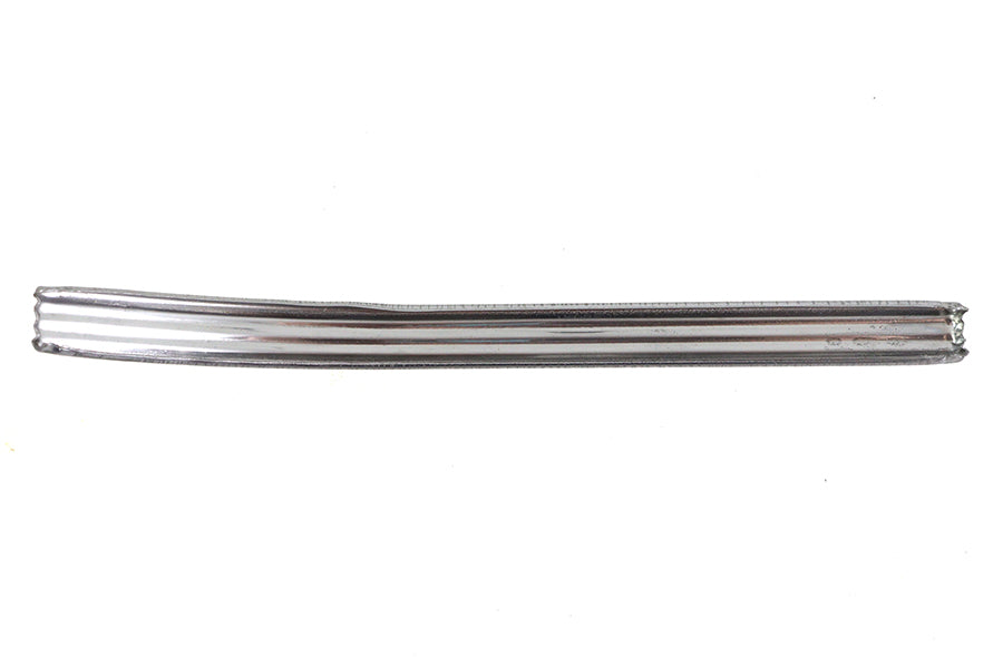 Small Ribbed Emblem Trim Stainless Steel