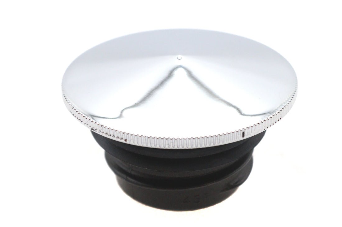 38-2323 - Ultima Slim Point Billet Gas Cap Vented Chrome by Ultima