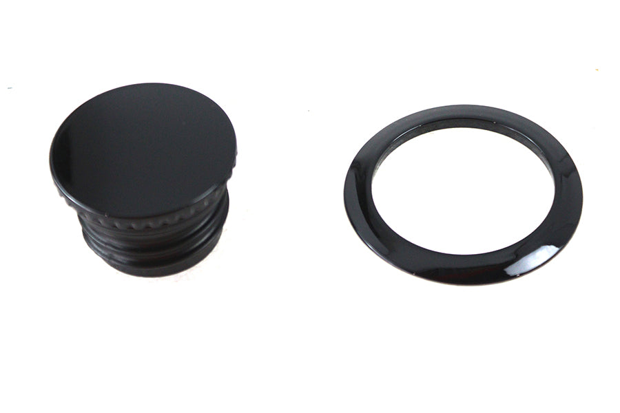 38-7060 - Flush Mount Gas Cap Black by V-Twin