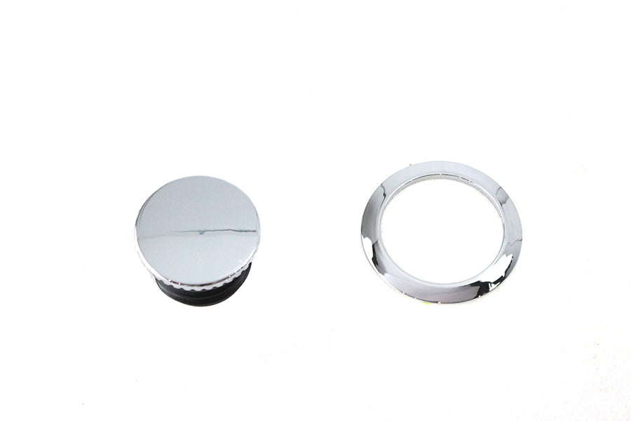 38-7061 - Flush Mount Gas Cap Chrome by V-Twin