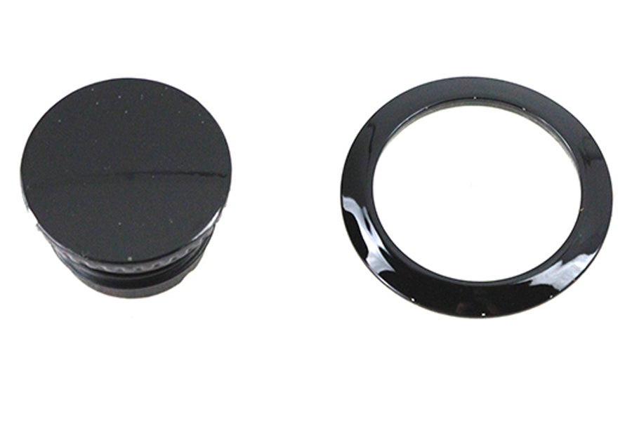 38-7064 - Flush Mount Gas Cap Black by V-Twin