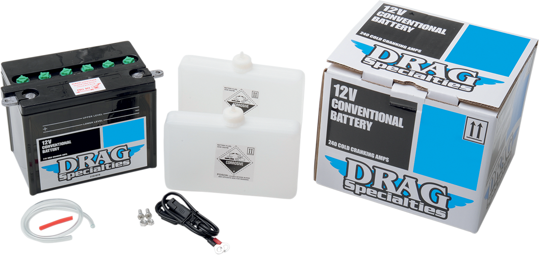 DRAG SPECIALTIES Battery Kit - CHD4-12 DHD4-12FP