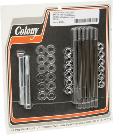 COLONY Studs - Motor Case - Big Twin 8143-34