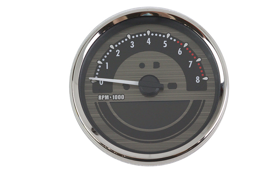 39-0010 - 5 inch Electronic Speedometer Assembly Black by V-Twin