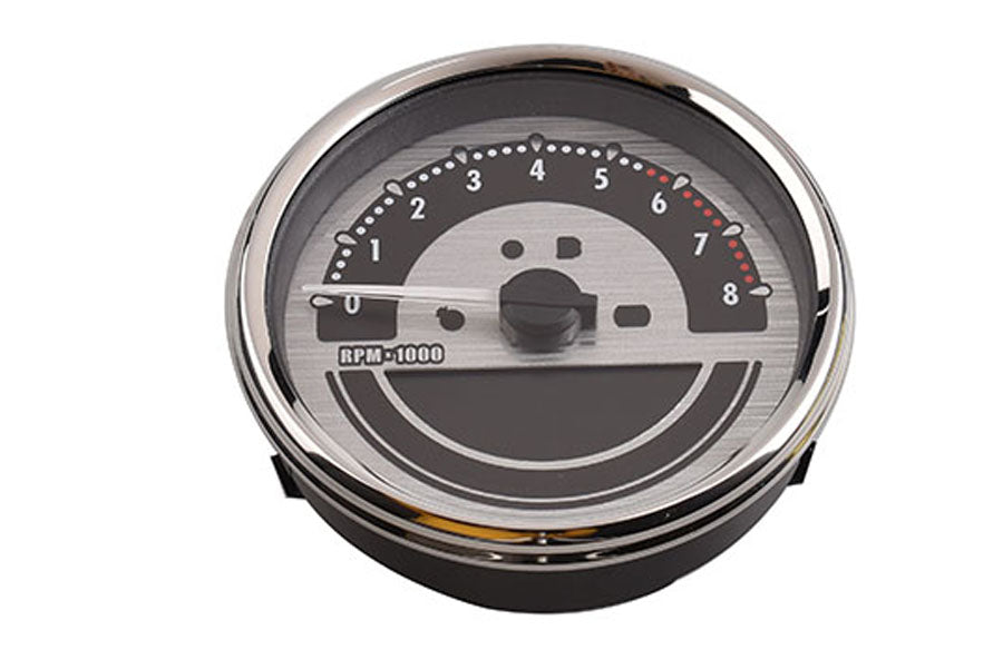 39-0011 - 5  Electronic Speedometer Assembly Silver by V-Twin