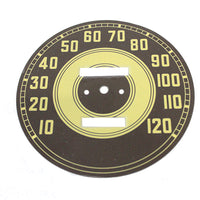 39-0053 - Olive Tin Speedometer Face by V-Twin