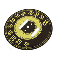 39-0053 - Olive Tin Speedometer Face by V-Twin