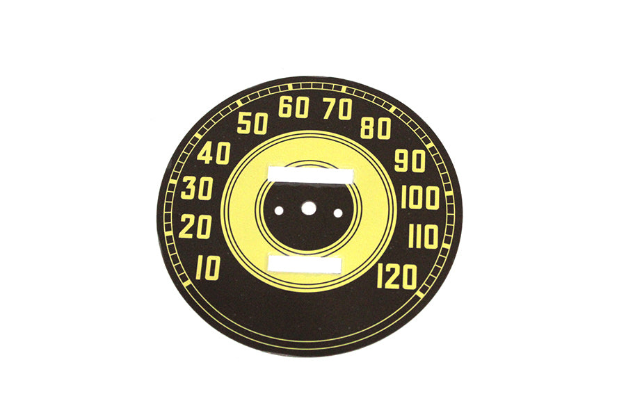 39-0053 - Olive Tin Speedometer Face by V-Twin