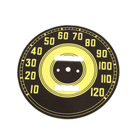39-0053 - Olive Tin Speedometer Face by V-Twin