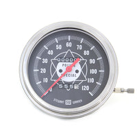 39-0072 - Speedometer with 1:1 Ratio and Red Needle by V-Twin