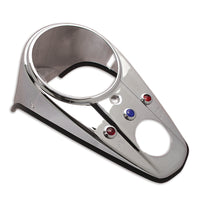 39-0110 - Chrome Three Light Dash Panel by V-Twin