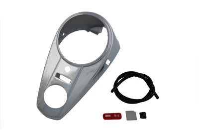 39-0111 - Chrome Two Light Dash Panel by V-Twin