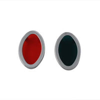 39-0113 - Chrome Cateye Dash Panel Lens Kit by Wyatt Gatling