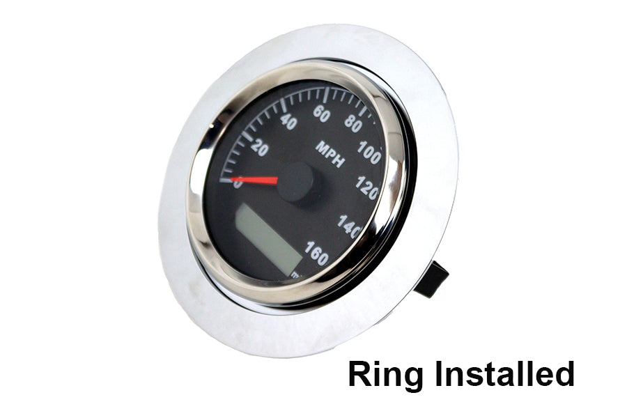 Chrome Speedometer Adapter Ring Kit