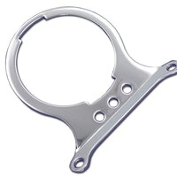 39-0142 - Single Gauge Mount Bracket Chrome by V-Twin