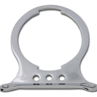 39-0142 - Single Gauge Mount Bracket Chrome by V-Twin