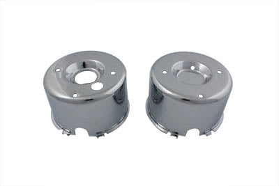 39-0162 - Chrome Gauge Cover Set by V-Twin