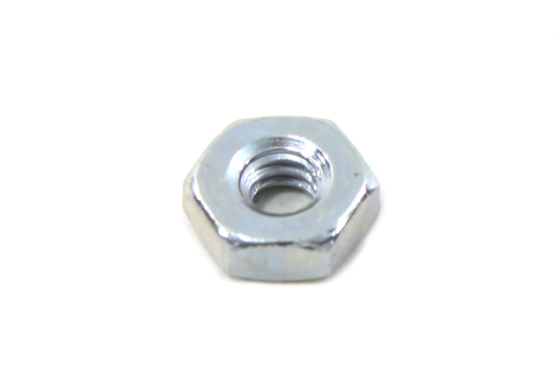 39-0166 - Zinc Hex Nut 6/32 inch Standard by V-Twin
