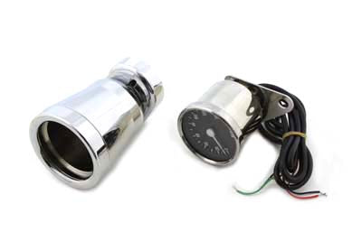 39-0204 - 60mm Mini Electric Speedometer Kit by V-Twin