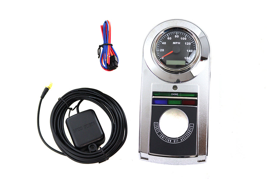 85mm GPS Speedometer Chrome