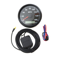 39-0228 - 85mm GPS Speedometer Black by V-Twin