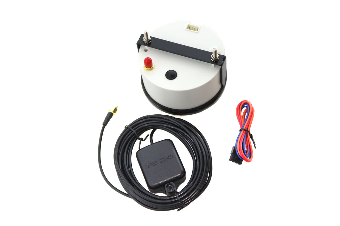 39-0228 - 85mm GPS Speedometer Black by V-Twin