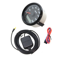 39-0228 - 85mm GPS Speedometer Black by V-Twin
