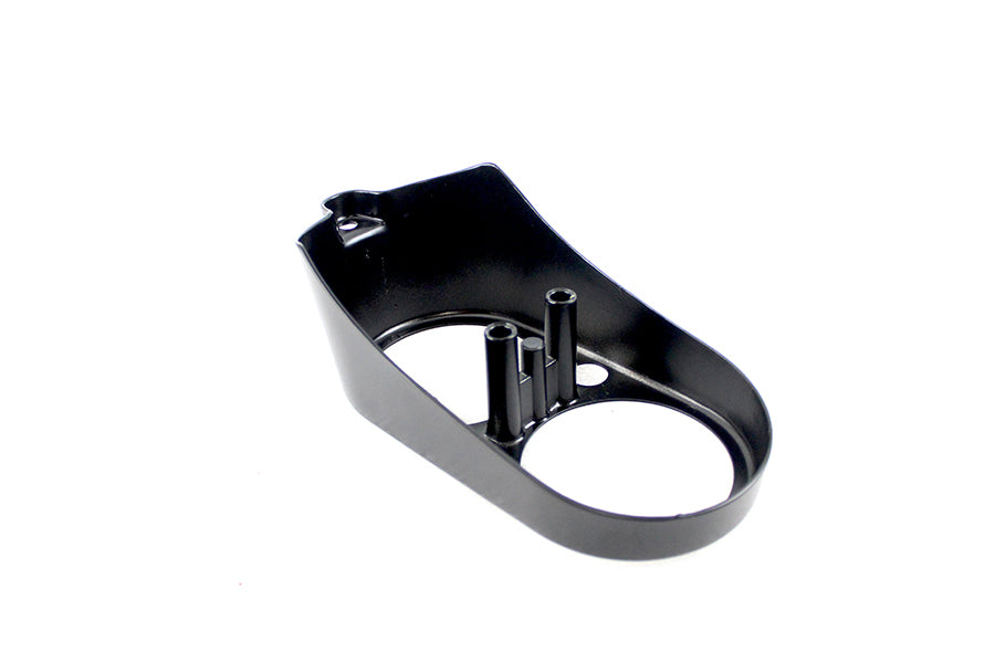 39-0233 - Dash Gauge Housing Matte Black by V-Twin