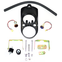 39-0243 - FXS Dash Housing Kit Black by V-Twin